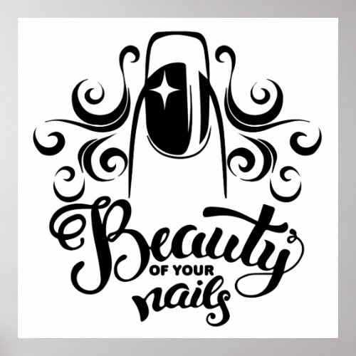 Beauty of Your Nails Poster