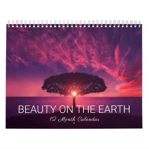 Beauty on the Earth Scenery and Animals Calendar