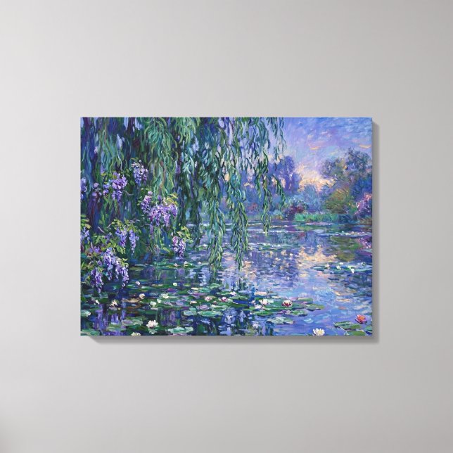 Beauty on the lake canvas print (Front)