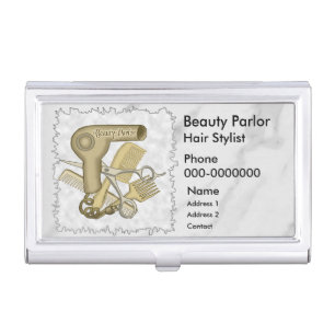Beauty Parlor Appointment Card Business Card Case