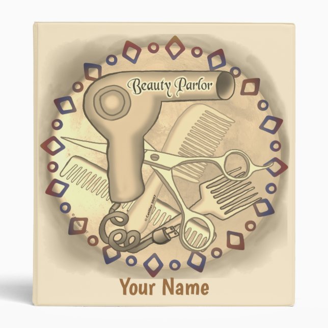 Beauty Parlor Binder (Front)