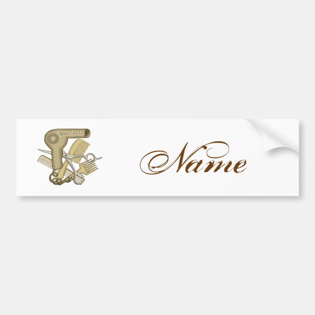 Beauty Parlor Bumper Sticker (Front)