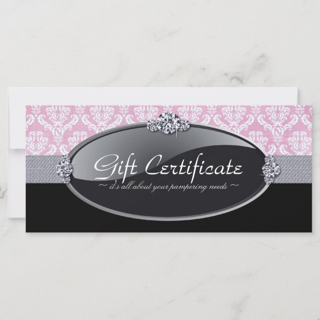 BEAUTY PARLOUR GIFT CERTIFICATE (Front)