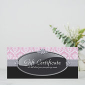 BEAUTY PARLOUR GIFT CERTIFICATE (Standing Front)