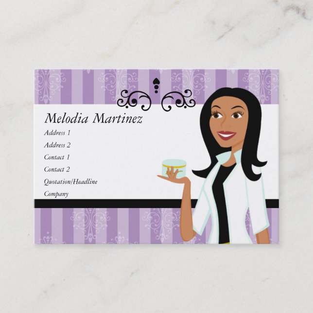 Beauty Perfection Business Card (Front)