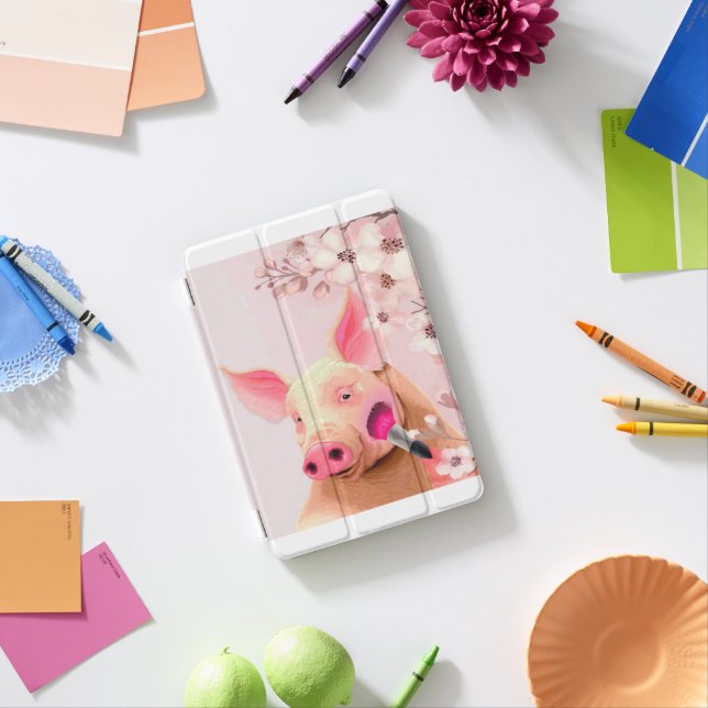 beauty pig_pig lover iPad mini cover (In Situ)