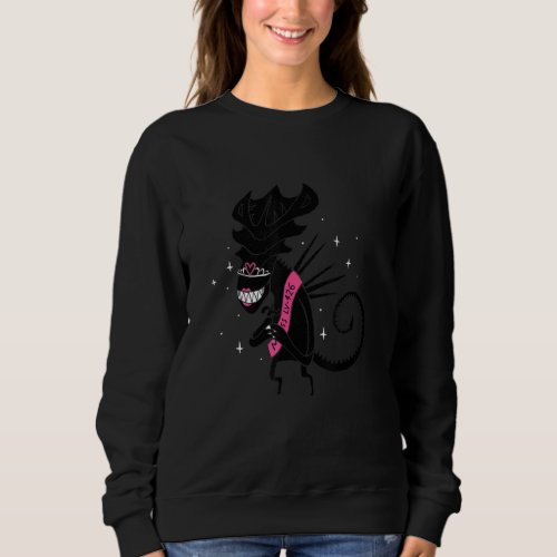 Beauty Queen  Ofiicial Dinomike Design Sweatshirt