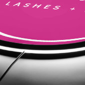 Beauty Salon Backdrop Pink Illuminated Business LED Sign (Edge)