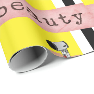 Beauty Salon, Barbershop Wrapping Paper