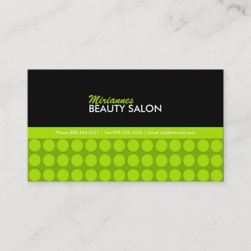 Beauty Salon Business Card