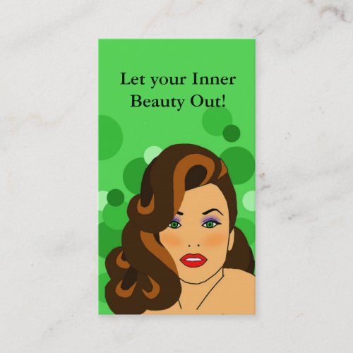 beauty salon business card
