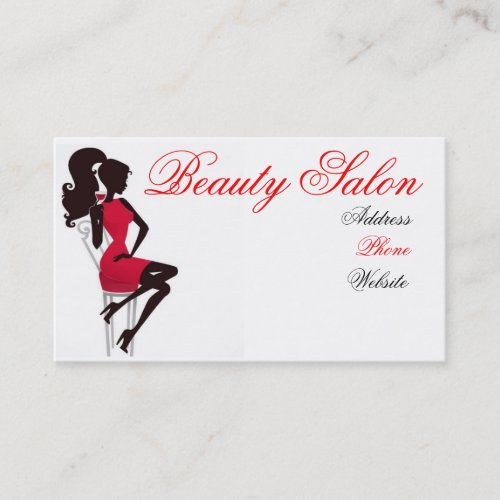 Beauty Salon Business Card