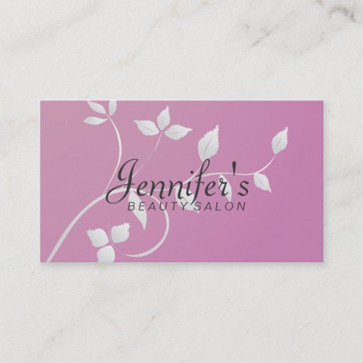 Customizable Beauty Salon - business cards