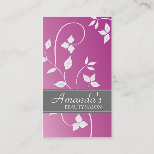 Customizable Beauty Salon - business cards
