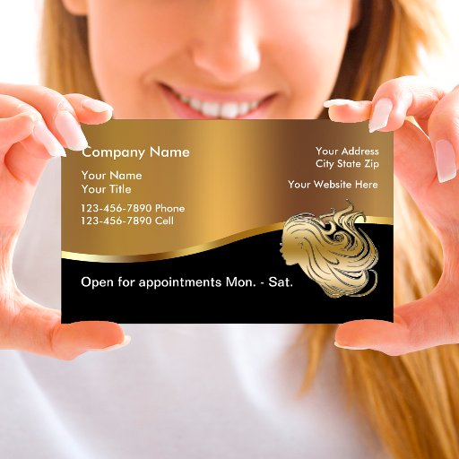 Customizable Beauty Salon Business Cards
