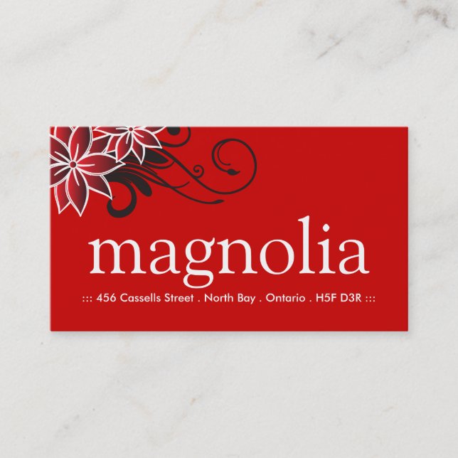 Beauty Salon Business Cards (Front)