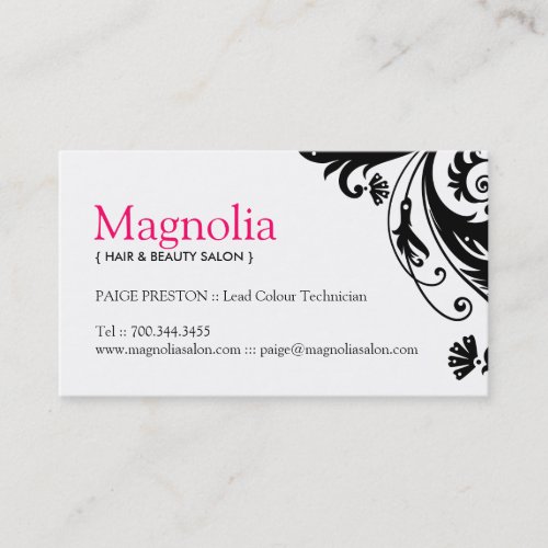 Beauty Salon Business Cards