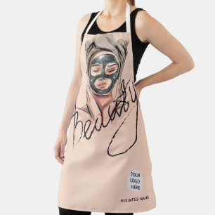 Beauty salon Business Logo Apron