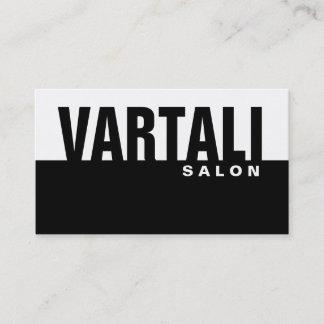 Beauty Salon Classic Plain Business Card