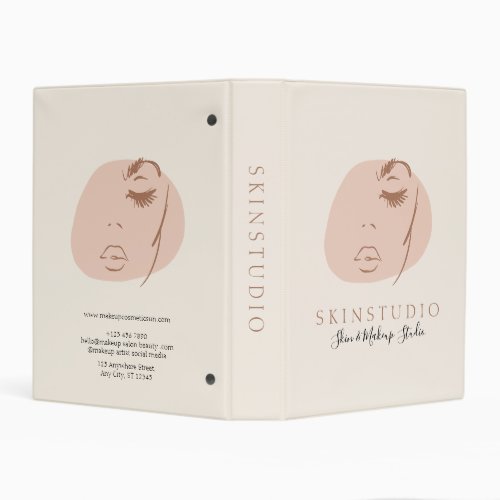 Beauty Salon Client Organizer Esthetician Spa Skin Mini Binder
