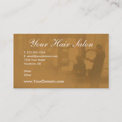 Customizable Beauty Salon Customizable Business Cards