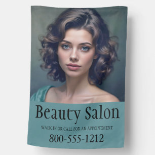 Beauty Salon Hair Nails Nail Salon Business Flag