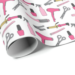 Beauty, Salon, Hair Stylist, Nail Tech Wrapping Paper