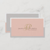 Beauty Salon Hair Stylist Photographer Pearl Luxe Business Card (Front/Back)
