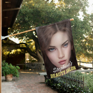 Beauty Salon House Flag