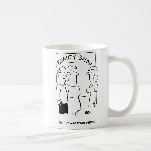 Beauty Salon - is the magician here? Coffee Mug (Right)