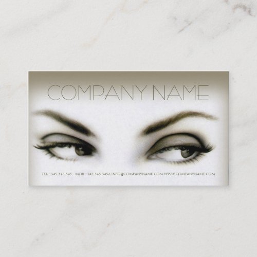 Beauty Salon / Make-up Artist / Hair Stylist Card Business Card