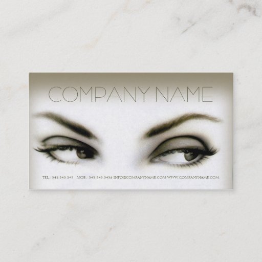 Customizable Beauty Salon / Make-up Artist / Hair Stylist Card Business Card