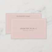 Beauty Salon Makeup Artist Modern Elegant Luxury Business Card (Front/Back)