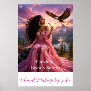 Beauty Salon Makeup Flawless Posters
