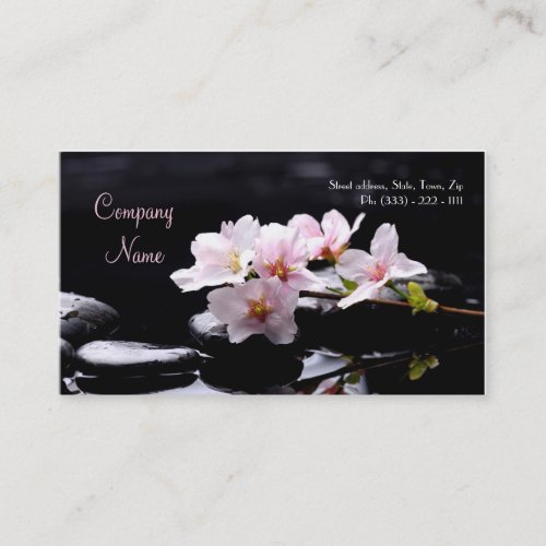 Beauty Salon  Massage  Relax  SPA Business Card