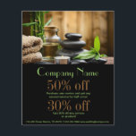 beauty salon massage zen bamboo SPA Flyer<br><div class="desc">beauty salon massage zen bamboo SPA business cards , Salon business promotional products, office stationery , SPA business flyers and rack cards, Suitable for a Massage Salon, beauty salon, SPA salon, Spa Resort, Massage Therapist, Masseuse and other beauty Industry professionals. Coordinated business card, gift certificate and promotional products such as...</div>