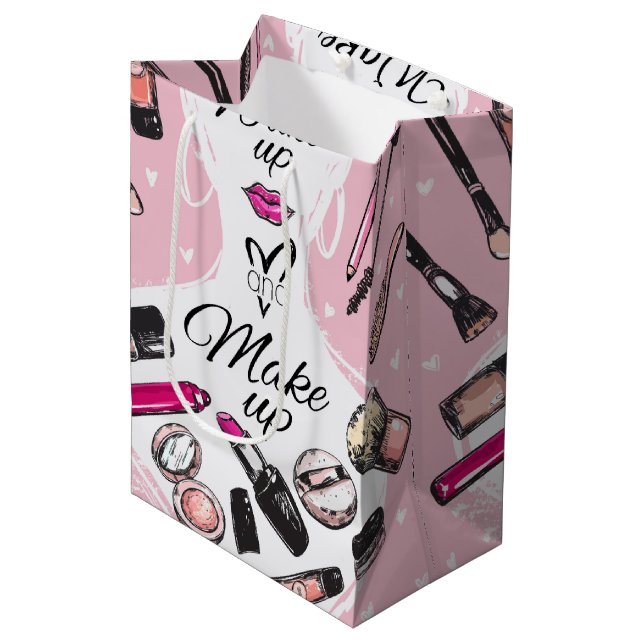  Beauty Salon Medium Gift Bag (Front Angled)