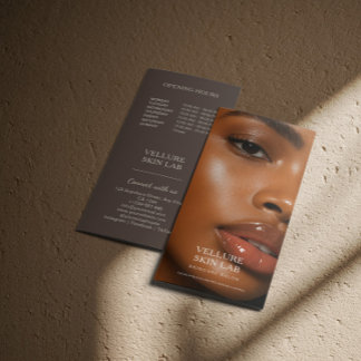 Beauty Salon Medspa Skincare Price List Brochure
