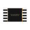 Beauty Salon Modern Black Stripes Red Lips