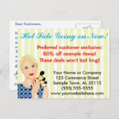 Beauty, Salon or Makeup Sales Announcement (Front/Back)