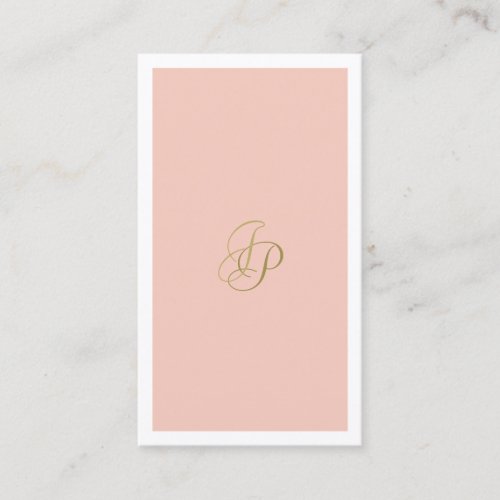 Beauty Salon Owner Elegant Luxury Makeup Artist Business Card