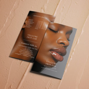 Beauty Salon Price List, Skincare Brochure