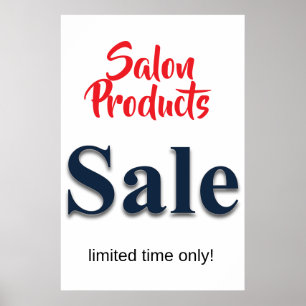 Beauty Salon Products Sale Barbershop Posters