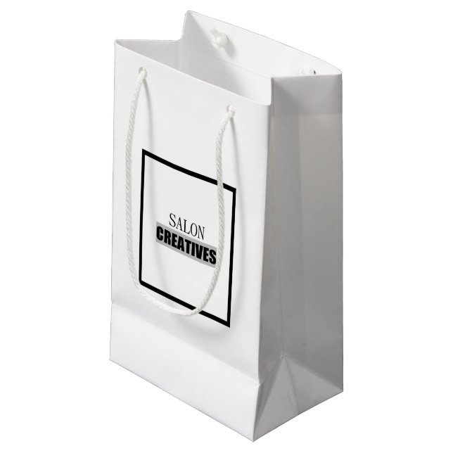 Beauty Salon Retail/Gift Bag (Front Angled)