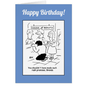 Beauty Salon - Shouldn't Have Made Rash Promises. Cards