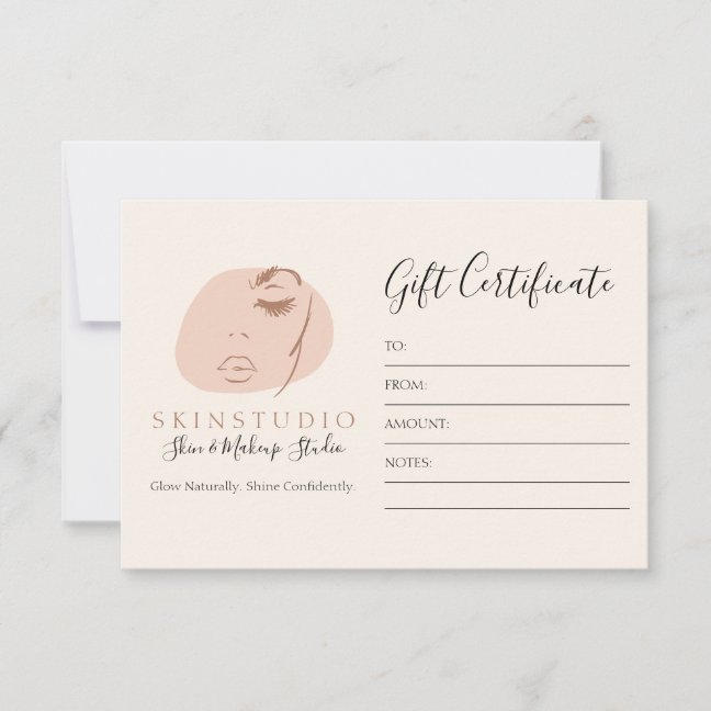 Beauty Salon Skincare Spa Voucher Makeup Studio