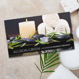 Beauty Salon SPA Aromatherapy Massage Salon Business Card