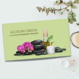 Beauty Salon SPA Aromatherapy Massage Salon Business Card