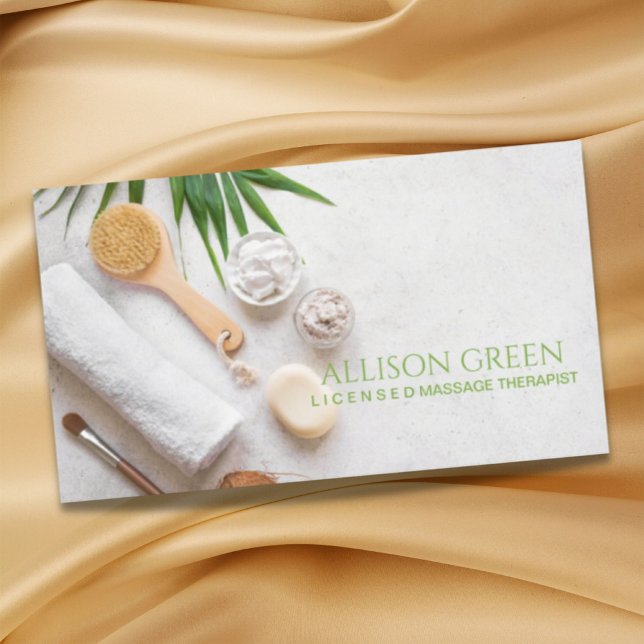 Beauty Salon SPA Aromatherapy Massage Salon  Business Card (Beauty Salon SPA Aromatherapy Massage Salon Business Card)