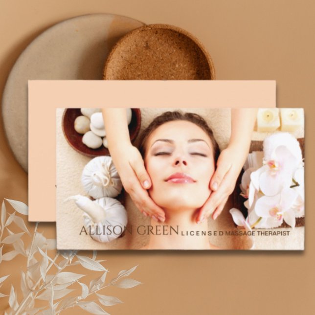 Beauty Salon SPA Aromatherapy Massage Salon  Business Card (Beauty Salon SPA Aromatherapy Massage Salon Business Card)